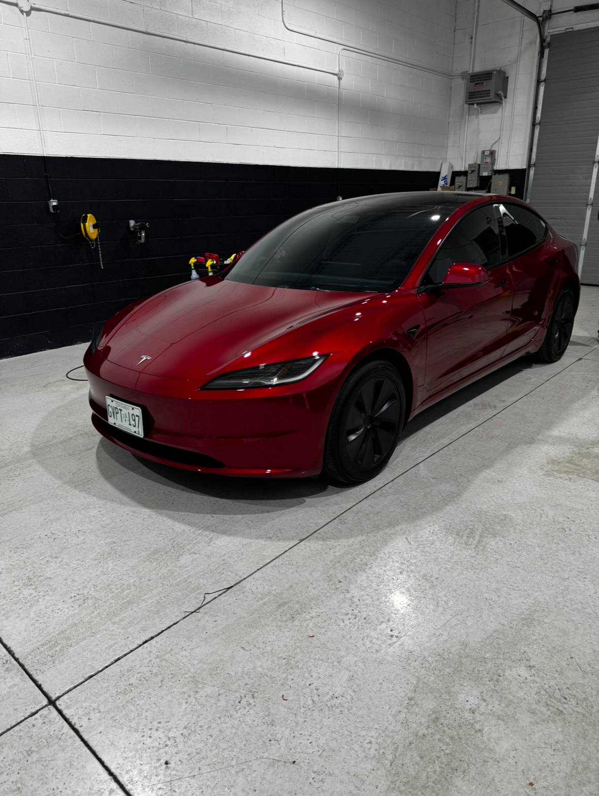 Window tinting result