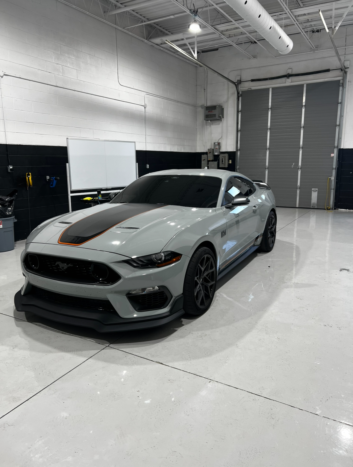 Finished tint installation